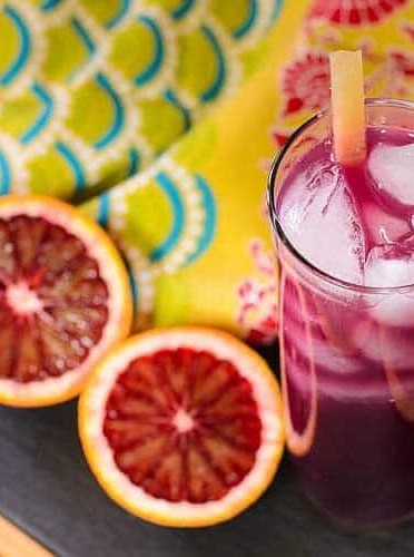 Blood Orange Pineapple Rum Cocktail