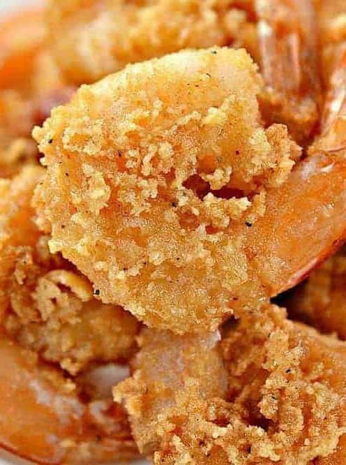 Keto Crispy Batter Fried Shrimp