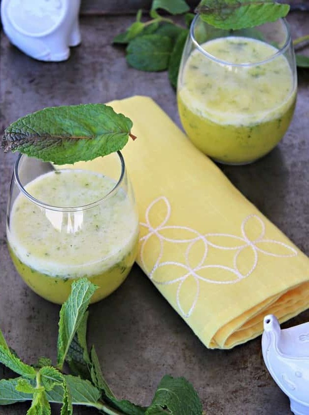 Pineapple Mint Caipirinha Brazilian Pineapple Mojito