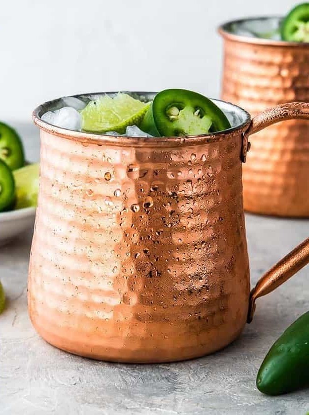 Tequila Moscow Mule With Jalapeno