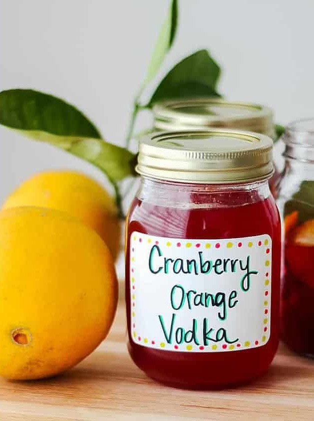 Cranberry Orange Vodka