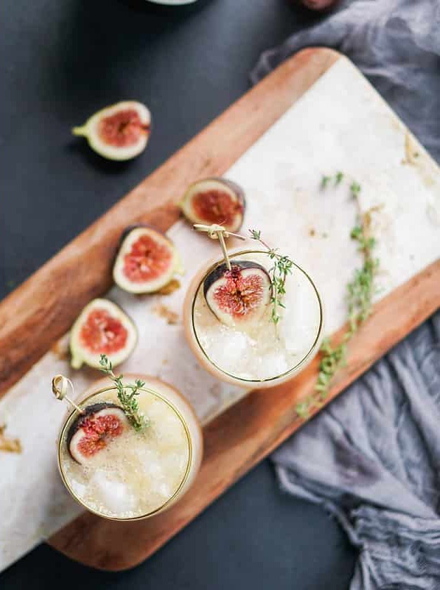 Fig and Ginger Gin Cocktail