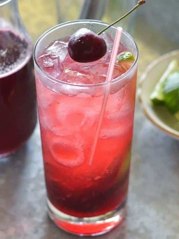 Pomegranate Cherry Mojito