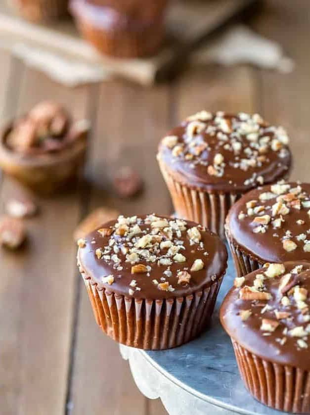 Texas Sheet Cake Cupcakes