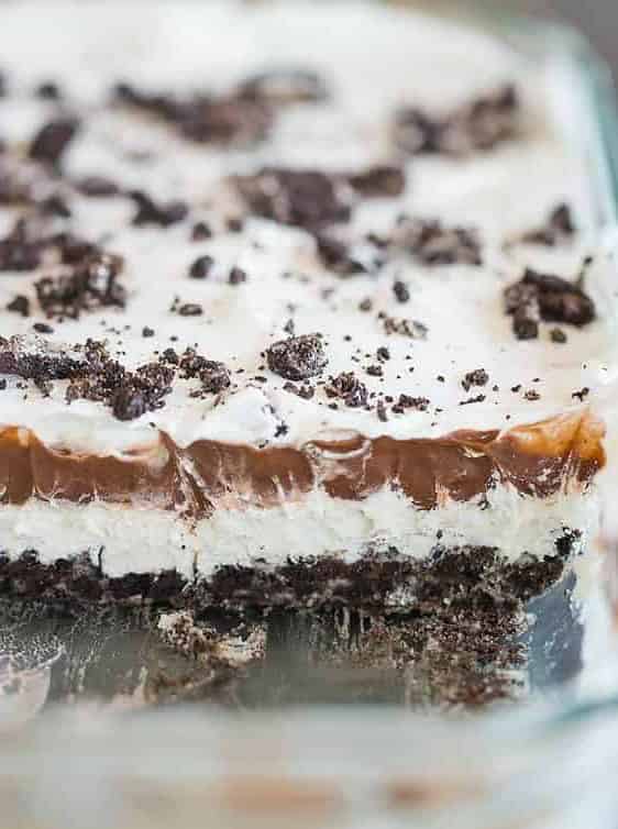 No Bake Oreo Layer Dessert