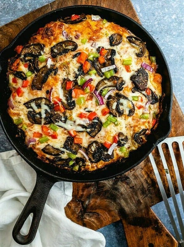 Easy Cast Iron Pizza