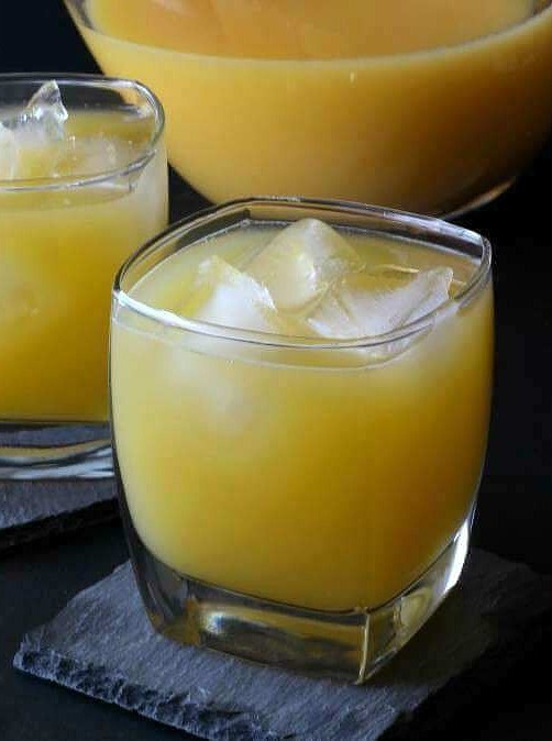 Ginger Vodka and Orange Juice Cocktail