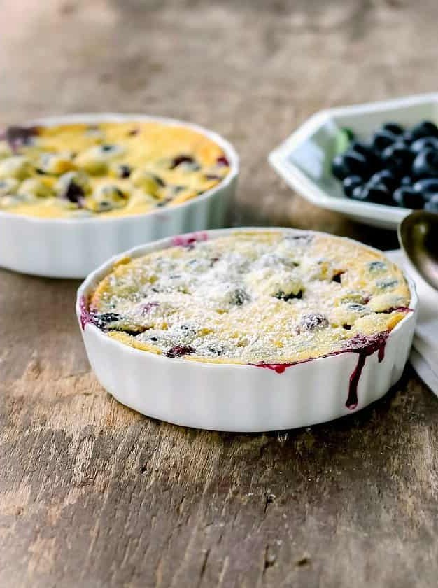 Lemon Blueberry Clafoutis