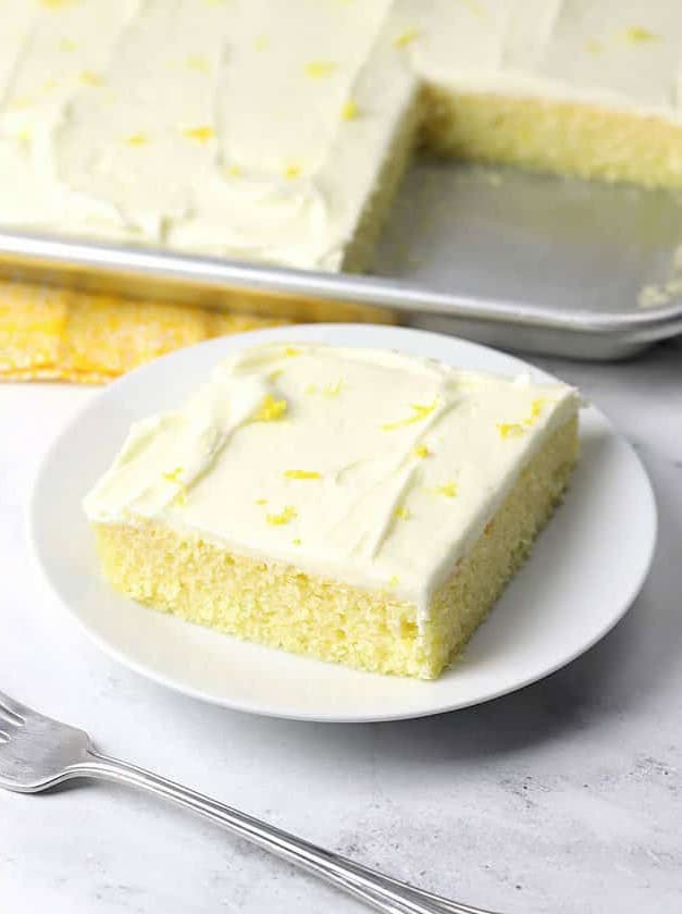 Lemon Sheet Cake