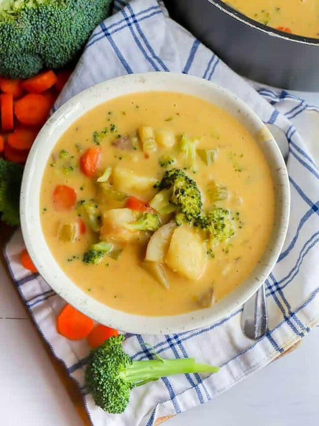 Broccoli Potato Cheese Soup