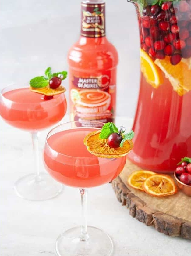 Blood Orange and Cranberry Punch