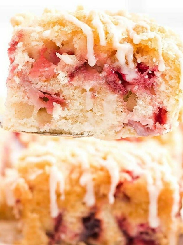 Strawberry Rhubarb Cake