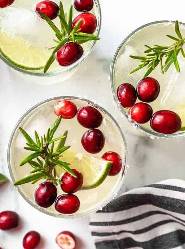 White Christmas Margaritas