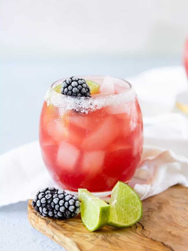 Blackberry Lime Rum Punch