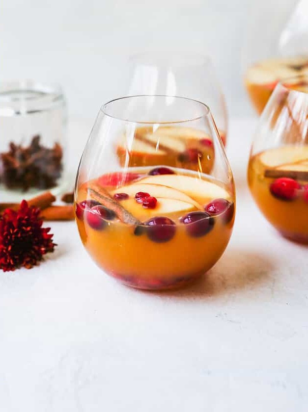 Sparkling Spiced Apple Cider Mocktail