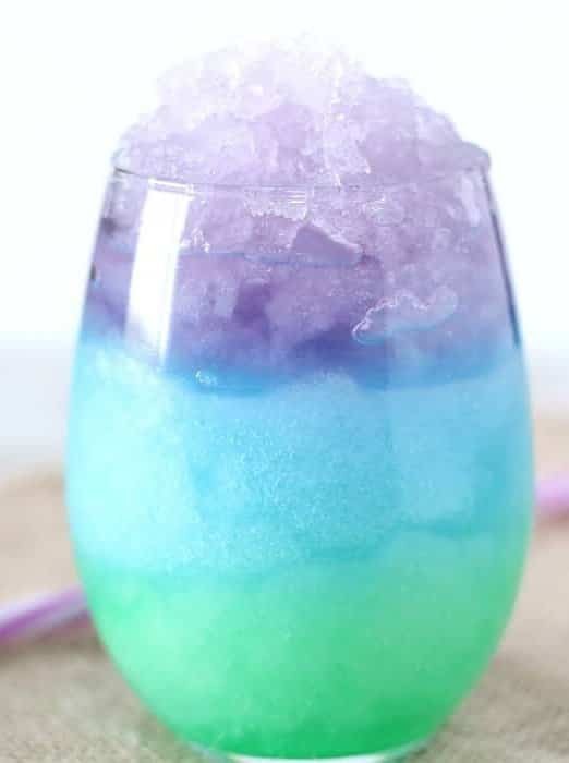 Mermaid Layered Slushies