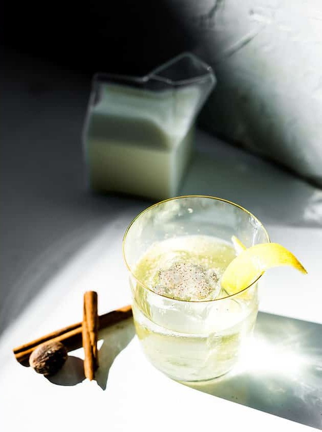 Pineapple Clarified Milk Punch