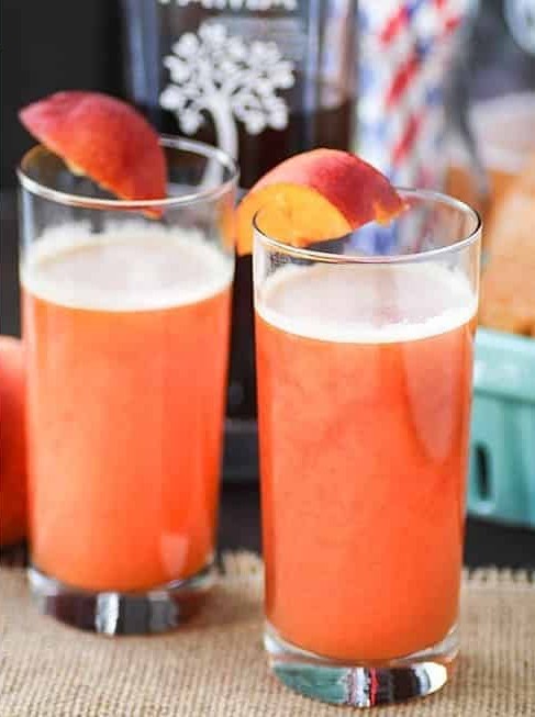 Peach Pomegranate Bellini