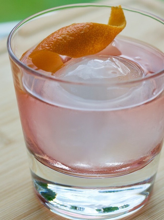 Gin and Campari Old Fashioned