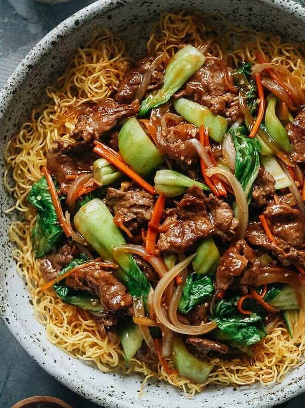 Beef Pan-Fried Noodles