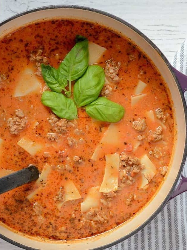 Gluten-Free Lasagna Soup