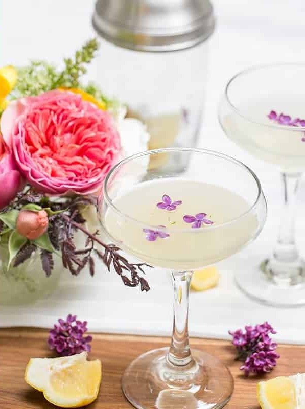 Lilac Pisco Cocktail