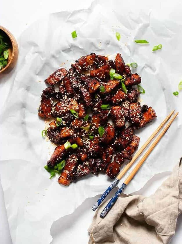 Sticky Sesame Pork Belly