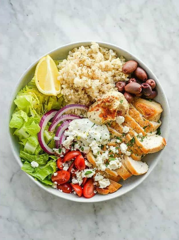 Greek Chicken Grain Bowl