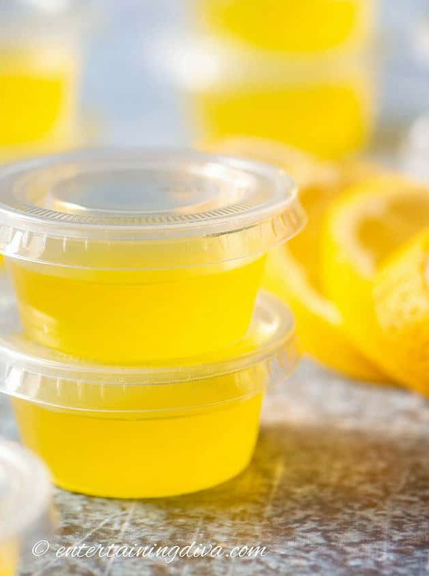 Lemon Drop Jello Shots