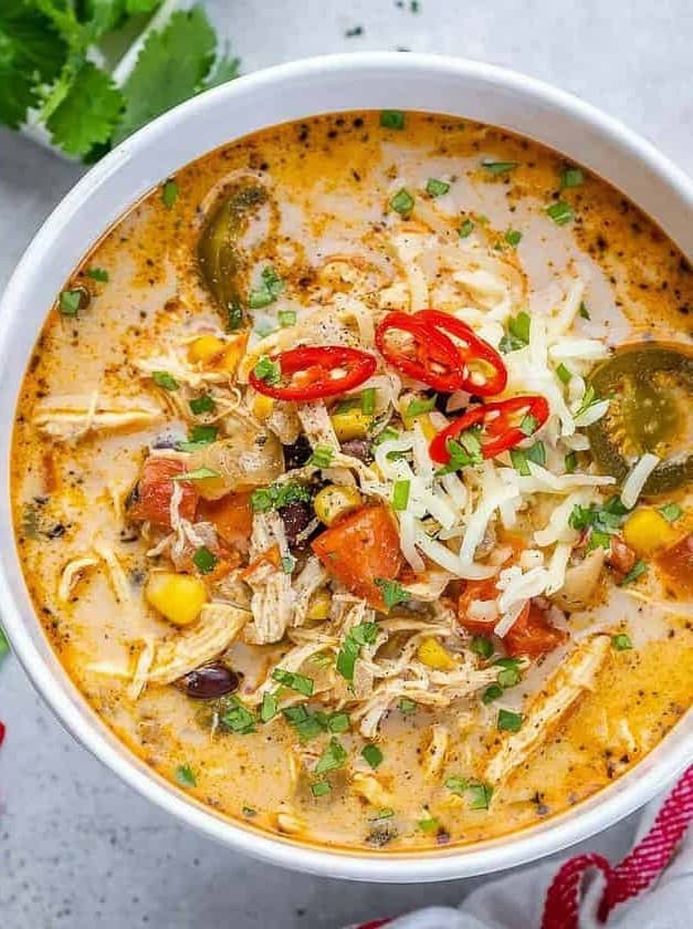 Creamy Chicken Tortilla Soup