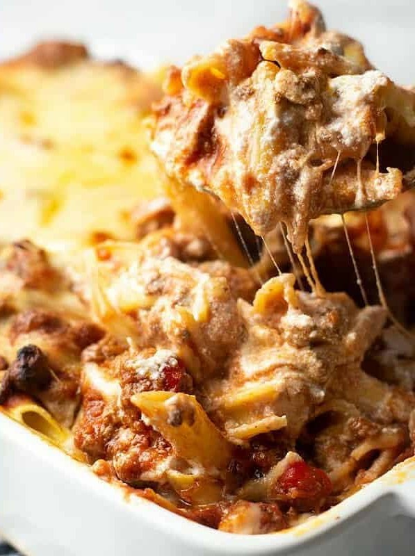 Gluten Free Baked Ziti Casserole