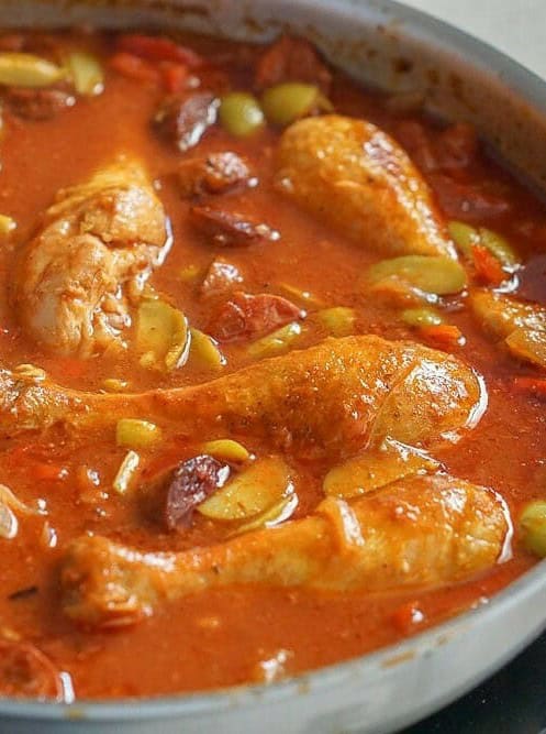 Spanish Chicken and Chorizo Stew