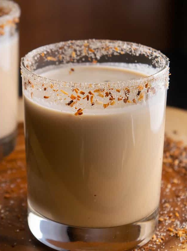 Toasted Coconut White Russian Cocktail