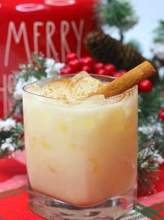 Pumpkin Spice Eggnog Cocktail