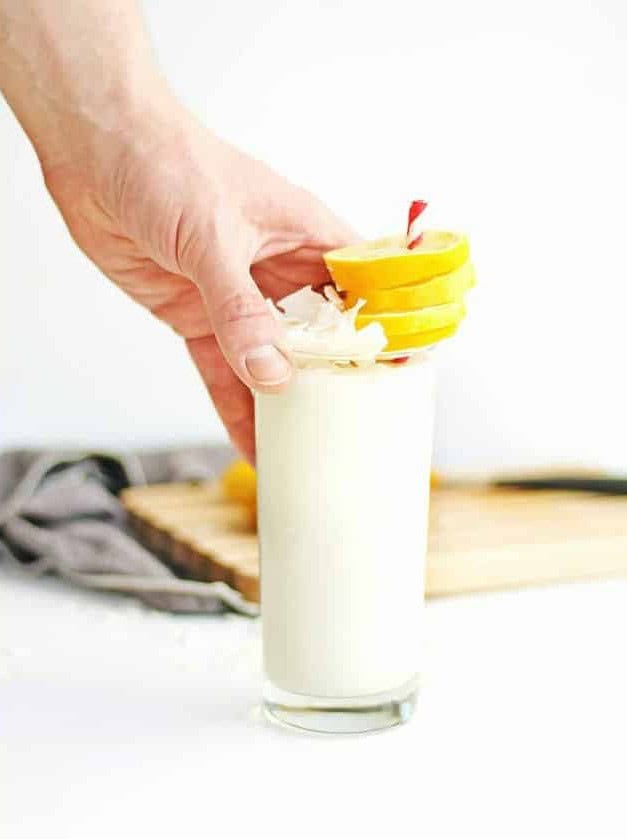 Healthy Lemon Coconut Smoothie