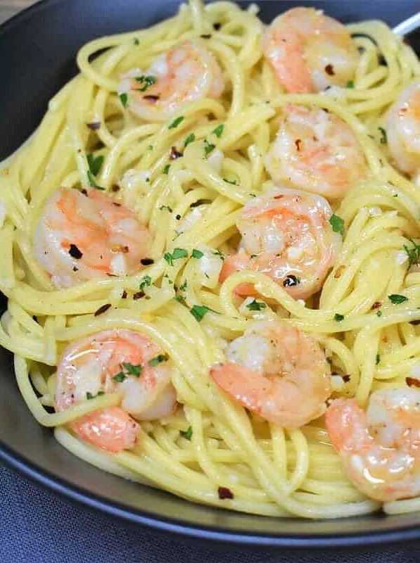 Garlic Shrimp Pasta