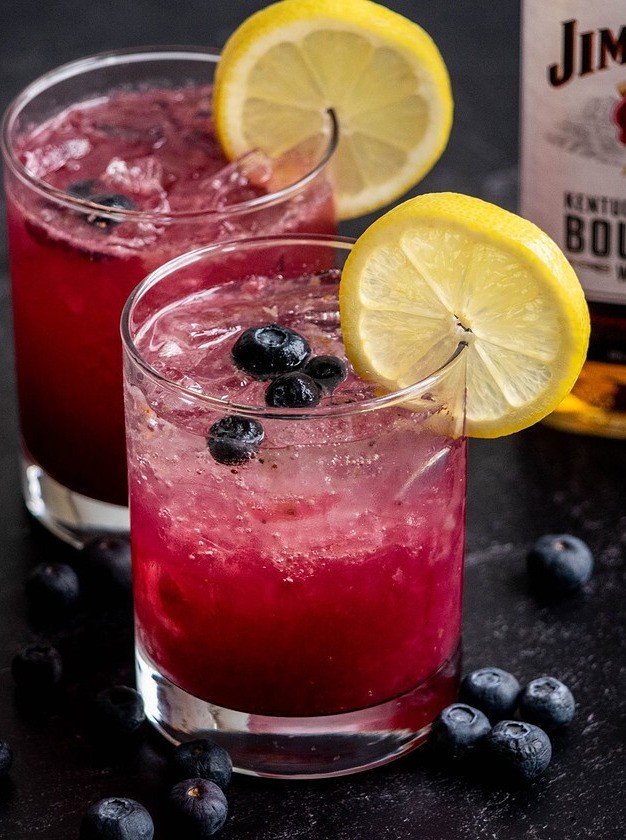 Blueberry Whiskey Lemonade