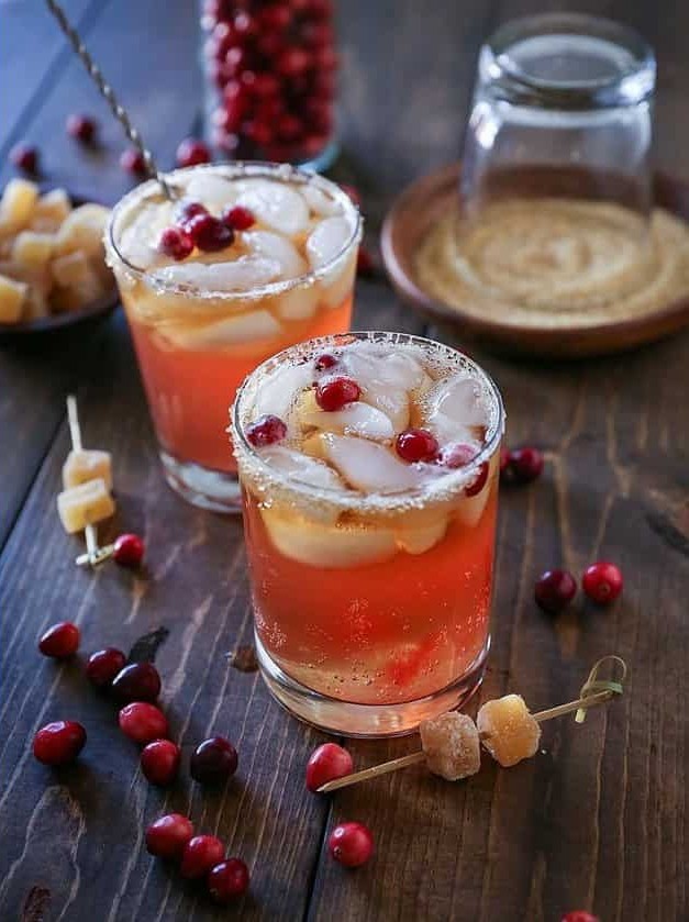 Cranberry Dark and Stormy