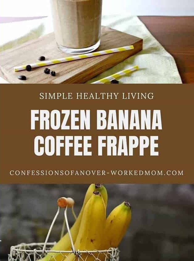 Frozen Banana Coffee Frappe