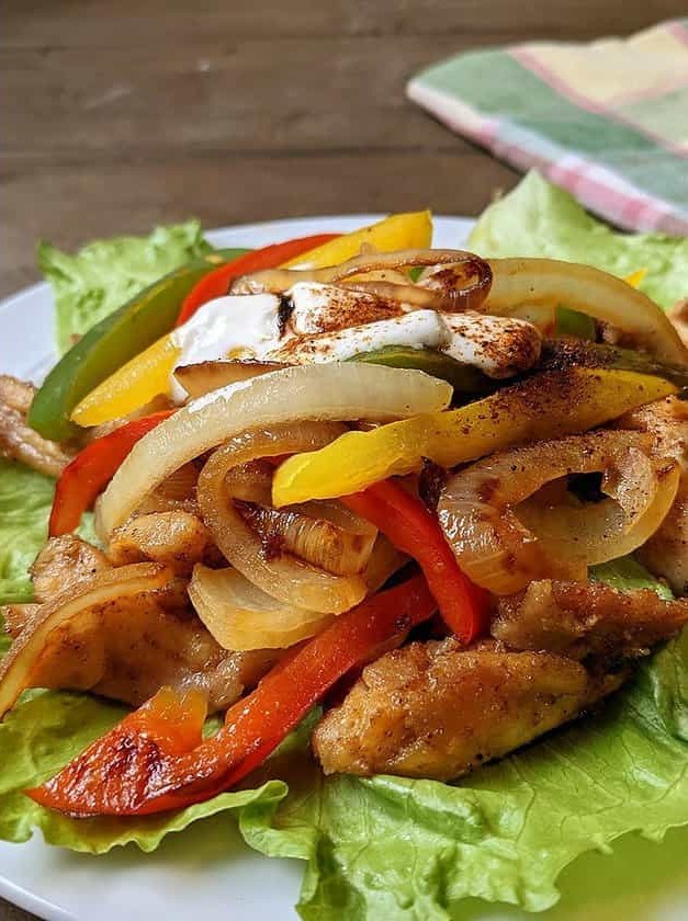 Low Calorie Low Carb Chicken Fajitas