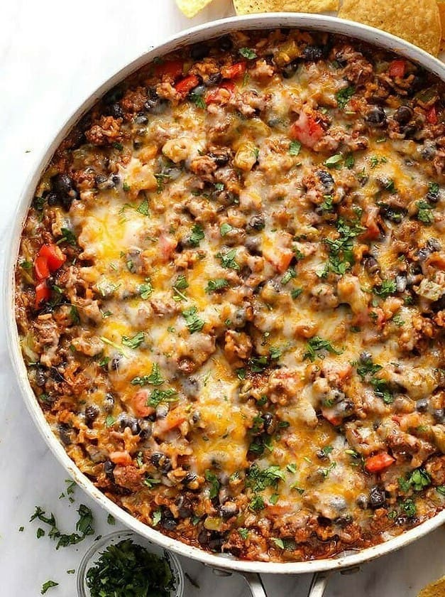 Mexican Ground Beef Skillet