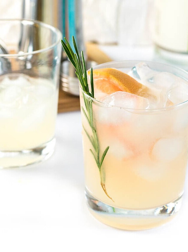 Lime Grapefruit and Rosemary Gin Gimlet