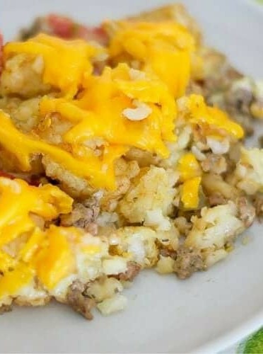 Crock Pot Tater Tot Casserole