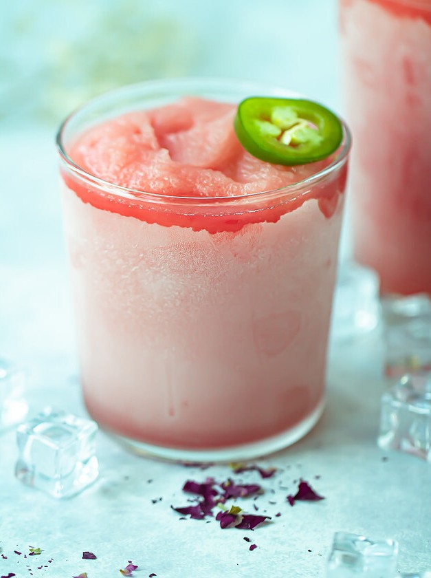 Spicy Watermelon Frosé