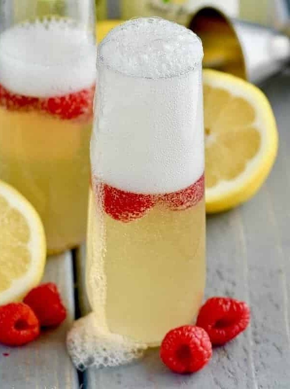 Lemon Champagne Cocktail