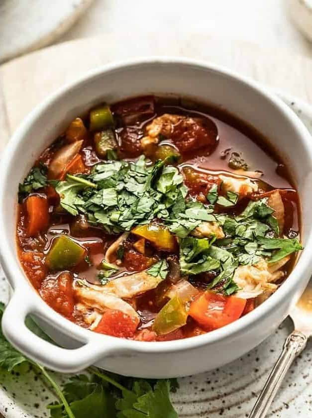 Slow Cooker Chicken Fajita Soup