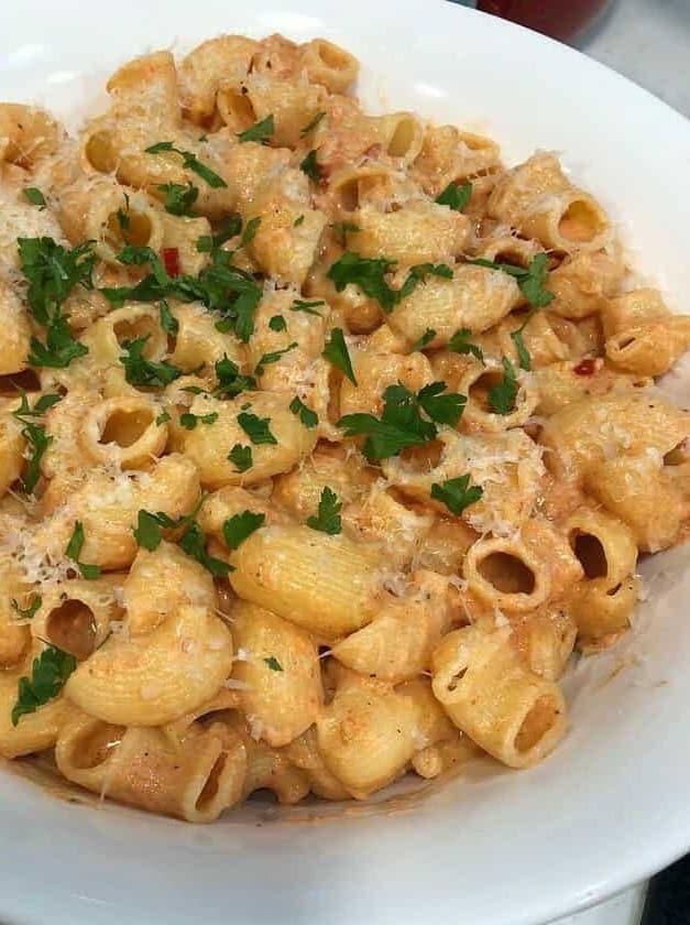 Easy Date Night Pasta with Vodka Sauce