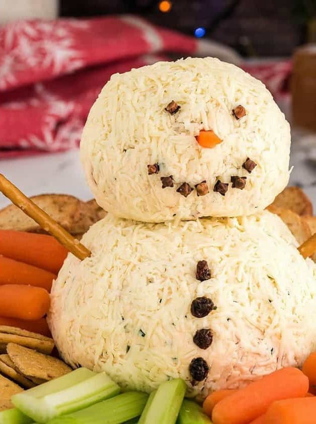 Snowman Cheeseball