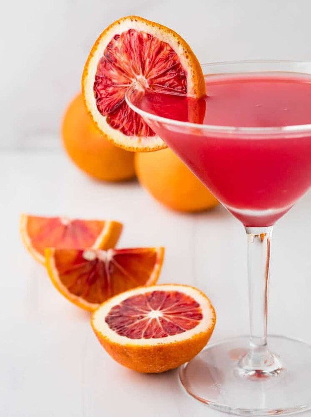 Blood Orange Vodka Martini