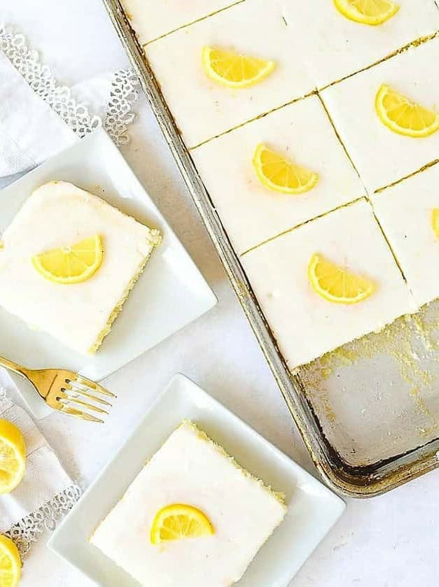 Lemon Texas Sheet Cake